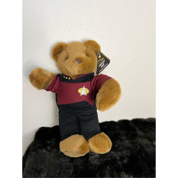 スタートレック　テディベア　Fiesta Vintage 15 Starfleet Bear 1998 Star Trek By Fiesta Star Trek the